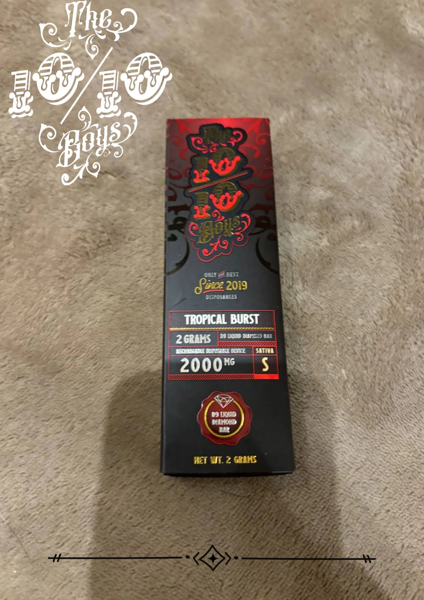 tropical burst 10/10 boys